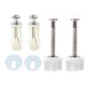Upgrades Toilet Seat Hinge Bolts Toilet Seat Fastener Quick Fix Screws Replacement set for Stable & Secure Installation