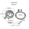 Chaqiu Stainless Steel Chastity Cage Lock for Male Discipline
