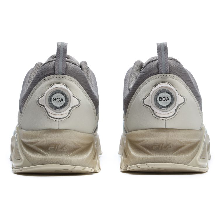 Fila Lynx Boa Atr Lea Fabric Synthetic Leather Tpu Low Top Outdoor Functional Shoes Men Shoes Rain-Mist A12M311212FRD