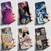 Coque Pour Nokia C22 Étui Pour Nokia C32 Coque de Téléphone Arrière Silicone Souple Noir TPU Esthétique Mignon Chat Astronaute Coque Bumper