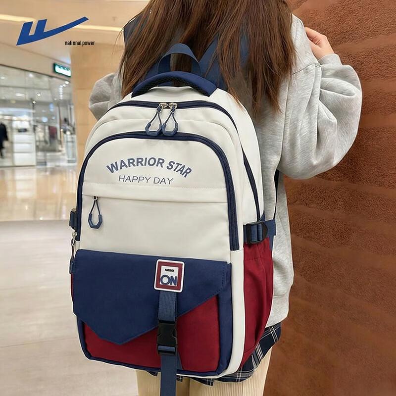 Warrior Girls Ergonomic Large Capacity School Backpack