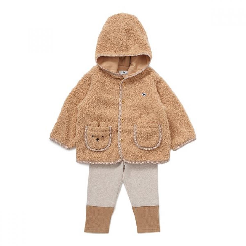 Bluedog BAby SheAring Hood Set A 45c13 610 05 Braun/3 years old (100)