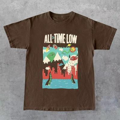Trend All Time Low Band Artwork Unisex Tour T-Shirt Volle Größe S-4XL BL1292