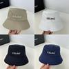 Cotton Letter Embroidered Fisherman Hat With Sun Protection For Women And Men Summer 2024