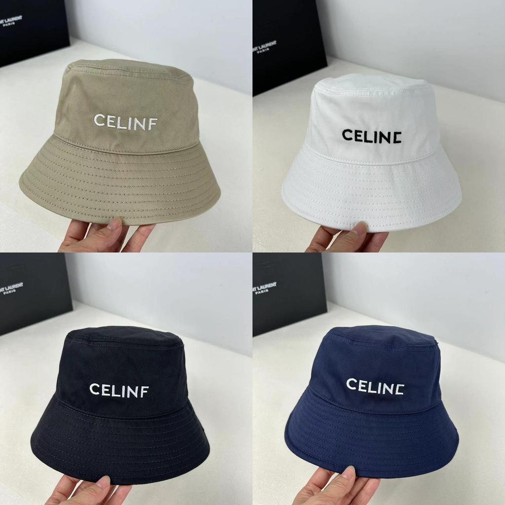 Cotton Letter Embroidered Fisherman Hat With Sun Protection For Women And Men Summer 2024
