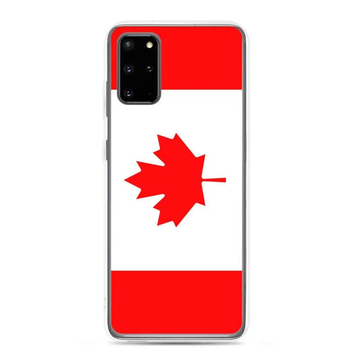Coque Téléphone - Samsung - Galaxy S24 - Drapeau Canada - Souple - Multicolore