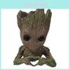 Guardians Of The Galaxy Groot Flowerpot Pen Pot Pencil Vase Tree Man Figure Gift