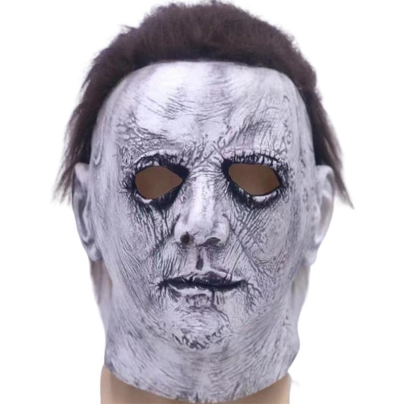 Latex Horror Halloween Hood Mask Halloween Cosplay Headwear Props