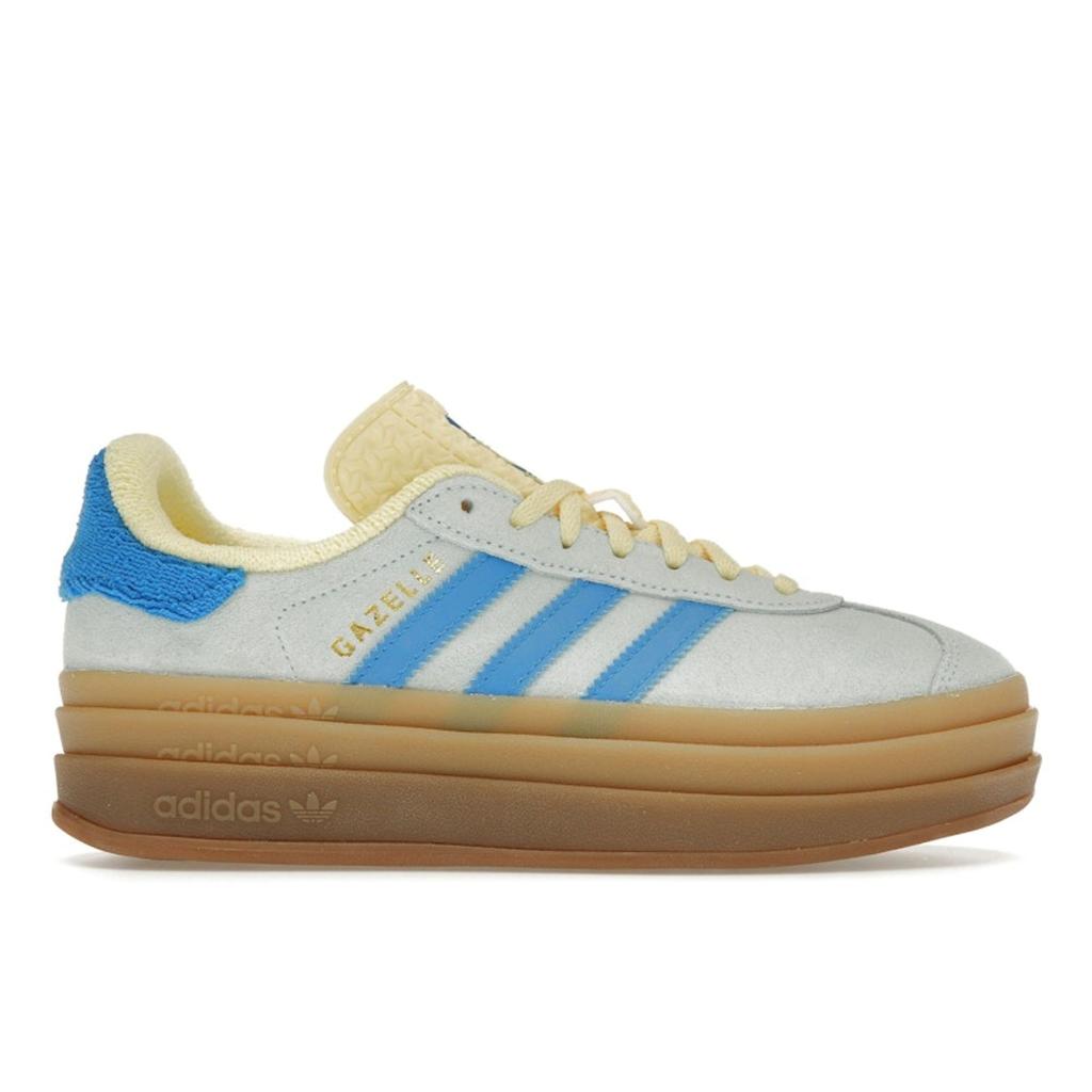 Adidas Gazelle Bold Almost Blue Yellow Women Sneakers Bright-Blue Almost-Yellow IE0430