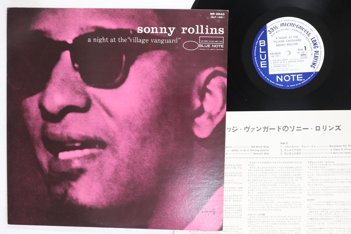 

Виниловая пластинка SONNY ROLLINS A Night At The Village Vanguard NR8843 BLUE NOTE 1971 Япония Джаз Б/у