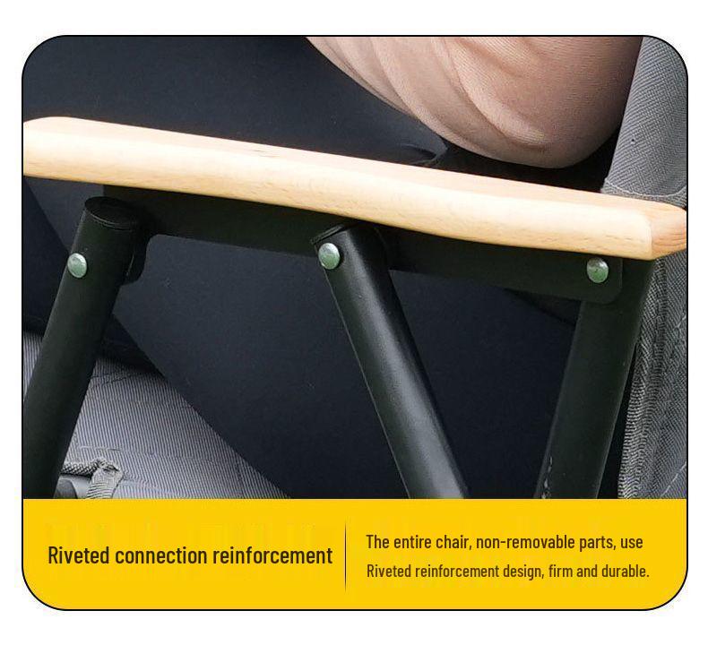 New Model Portable Camping Chair: Folding Kermit Stool & Beach Lounger for Picnics, Outdoors, and Home Use