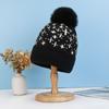 Women S Sweet Knit Hat Winter Warm Windproof Beanie Cap