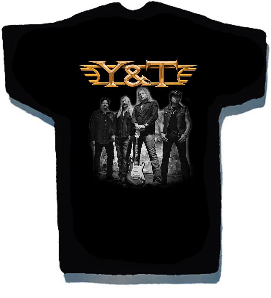 In Concert Live Y&T Band Shirt Classic Black Unisex S-2345XL Unisex T-Shirt S