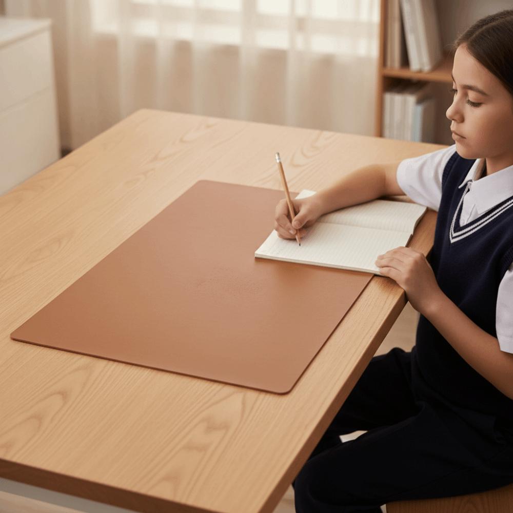 Waterproof Writing Pad Leather Keyboard Mat Desk Blotter Table Protector Adults