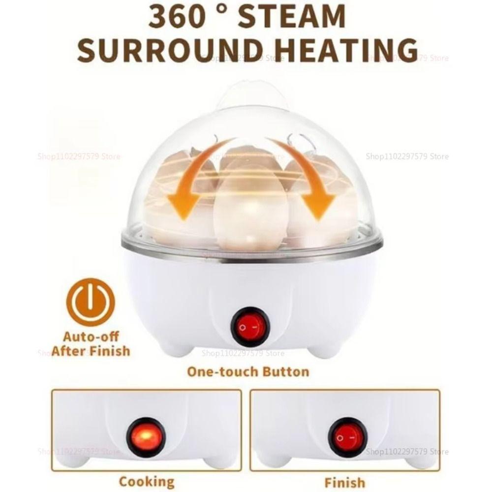 Auto-Off Egg Steamer Multi Function Egg Cooker Egg Maker Electric Eggs Boiler  Home