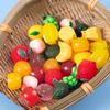 Micro Landscape Simulation Fruit Cuteness Arbutus Fruit Peach Tomato Diy Decoration Blind Bag Accessories Table Ornaments