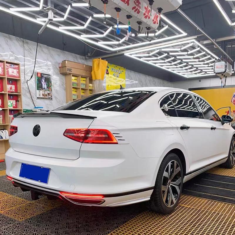 Para vw passat b8 2015 2016 2017 2018 amortecedor traseiro canto da saia lateral rline acessórios proteção de canto