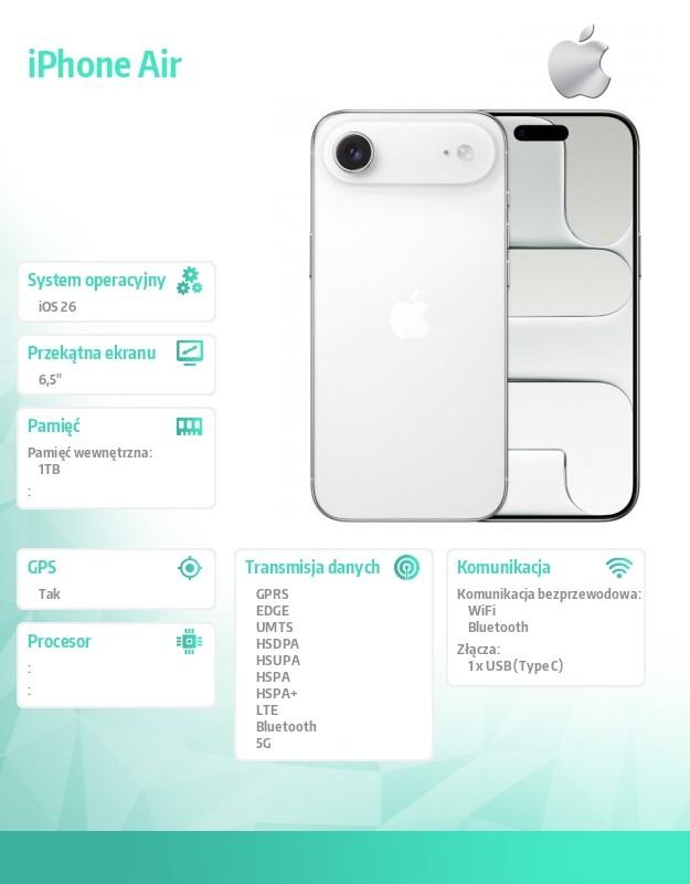 אייפון אייר 1TB לבן ענן