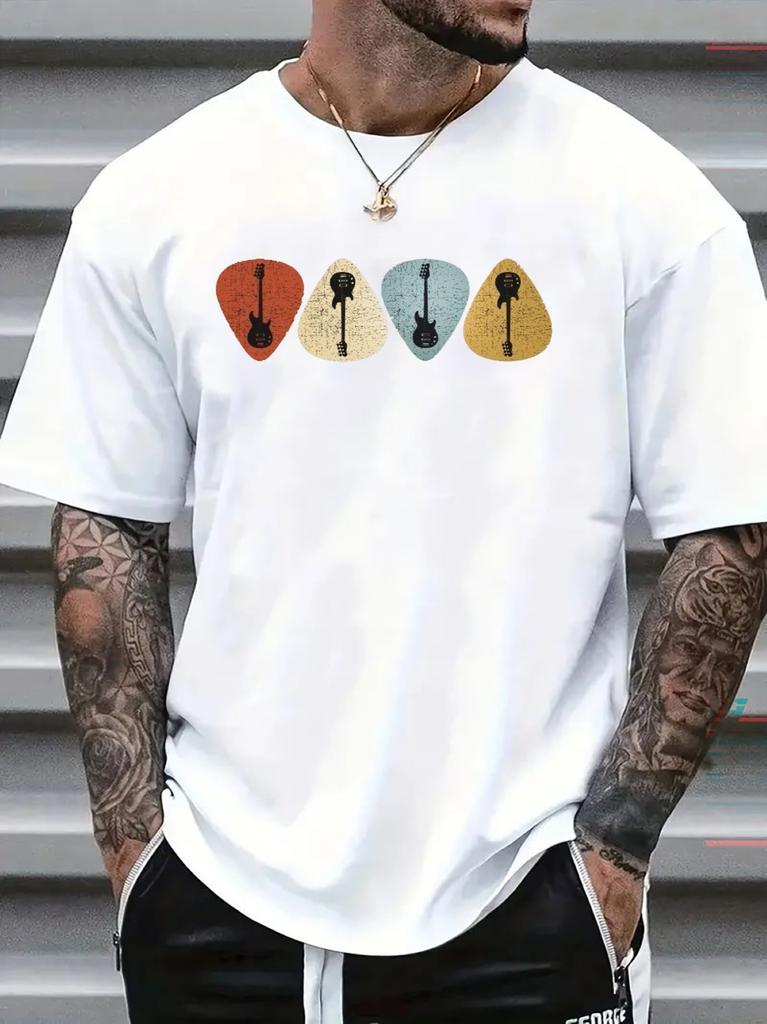 Men Casual Short Sleeve Tee Comfortable Crew Neck, Soft Adorable Tees Tops
