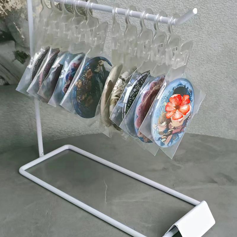 Kommode Metall Utstillingsholder Nøkkelringer Hengende Klemme Plast Pyntegjenstand Bordplate Smykkeholder