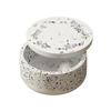 Creative Natural Crystal Round Gypsum Degaussing Bowl Jewelry Storage Container  Office Decor