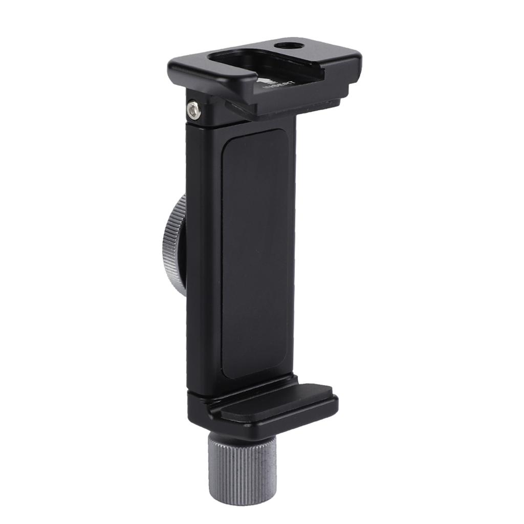 Tripod Universal Aluminum Alloy Live Mobile Phone Clamp with Ajax Dovetail Slot