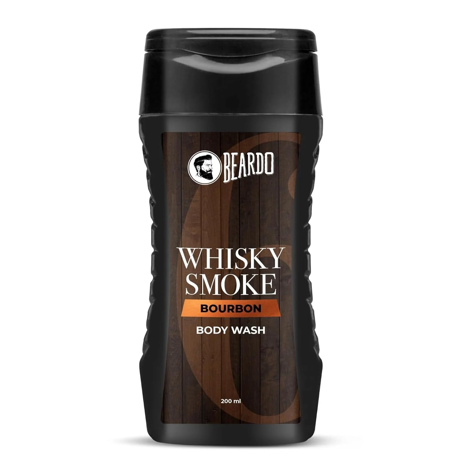 Beardo Whisky Smoke Bodywash 200ml Pack of 1 | Bold Whisky-Inspired Fragrance for Fresh Hydrated Smooth Skin