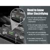 Golf Cart Battery Meter Leads Acid Voltages Indicator with LED Display Waterproof Battery Monitor Voltages Display