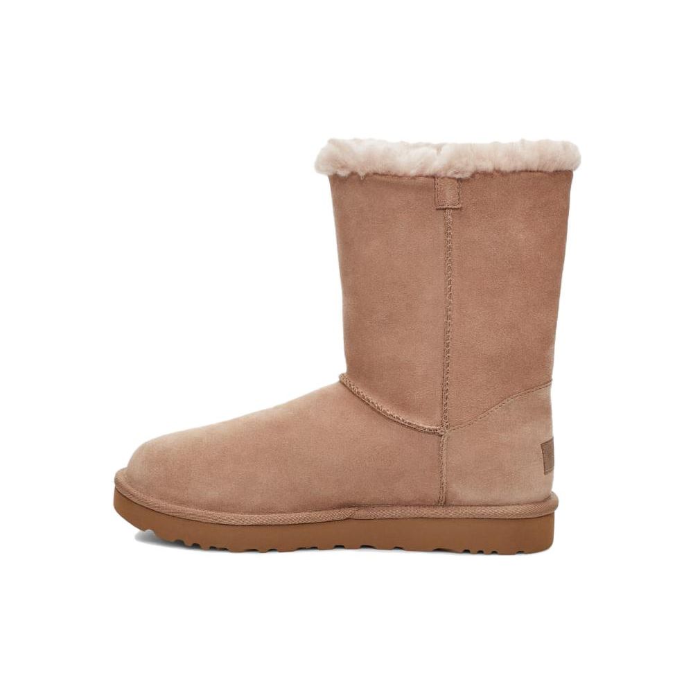 UGG Bailey Button Ii Sheepskin Fur Short Boots Women boots Black 1118997-BKGD