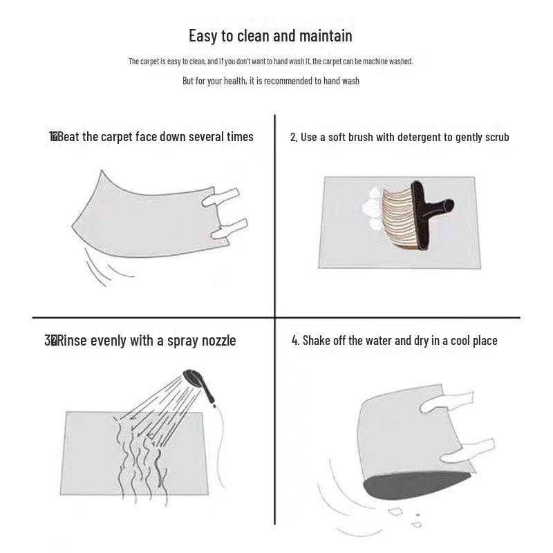 Large Anti-Slip Seven-Stripe TPE Doormat for Outdoor, Kitchen, Bathroom, or Commercial Use