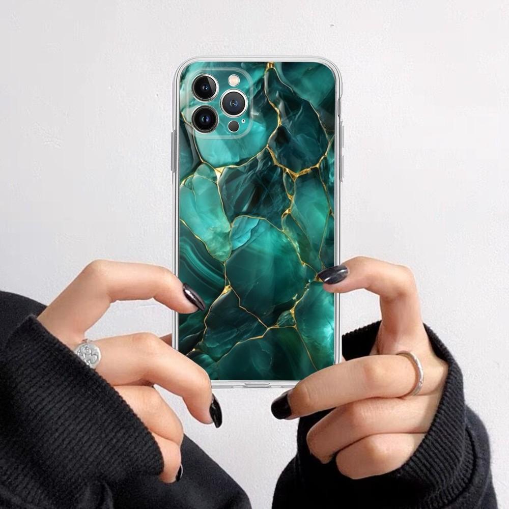 Marble Art Fashion Pattern Phone Case for iPhone 16 15 8 7 6 6S Plus X SE XR XS 14 11 12 13 Mini Pro Max Mobile Case