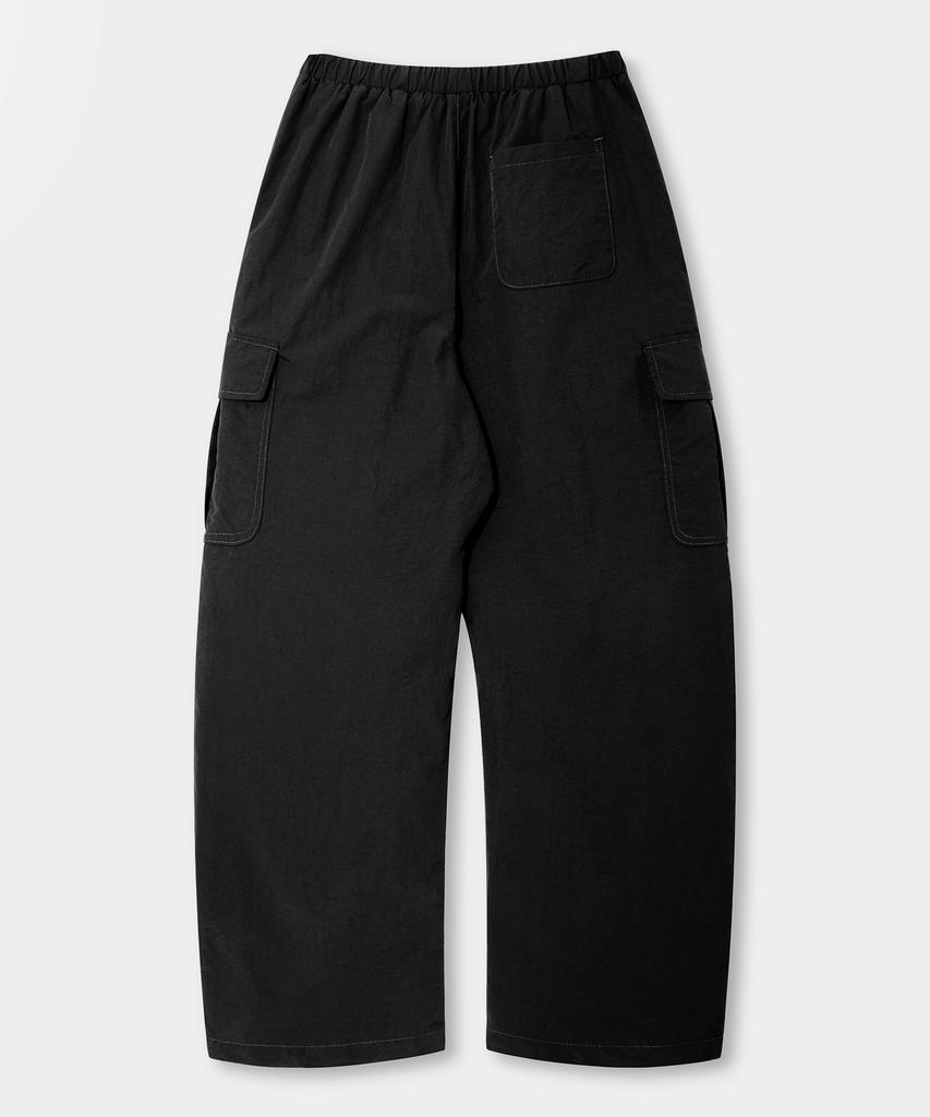 Dimiteulibeullaeg [Summer] M65 Parachute Curved Pants_ Nc Black