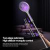 Foldable Extendable Electric Mosquito Swatter with Automatic Mosquito Lure and Strong Mosquito Killing Function Rechargeable Indoor Outdoor Use