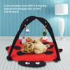 Cat Toys Portable Cat Tent Funny Pet Toys Mobile Activity Pets Play Bed Toys Cat Play Mat Blanket Foldable Kitten Tents