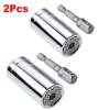 Universal Socket Wrench Head Set Sleeve Gadget 7-19mm Power Drill Adapter Spanner Key Nut Magic Grip Multi Hand Tools Multitool
