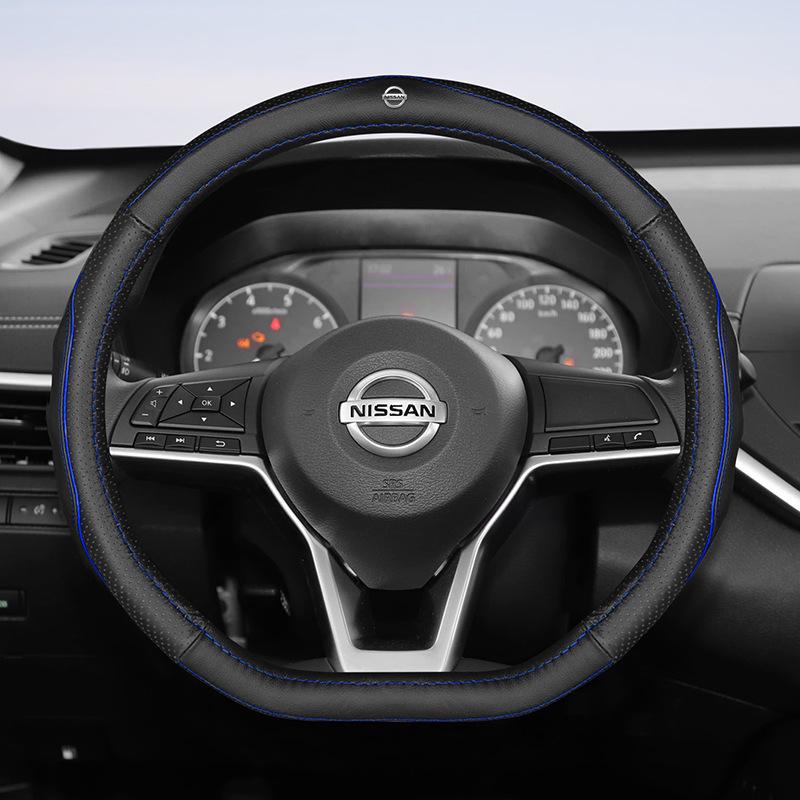 Nissan 14th Gen Sylphy X-Trail Qashqai Teana Kicks Genuine Leather Steering Wheel Cover