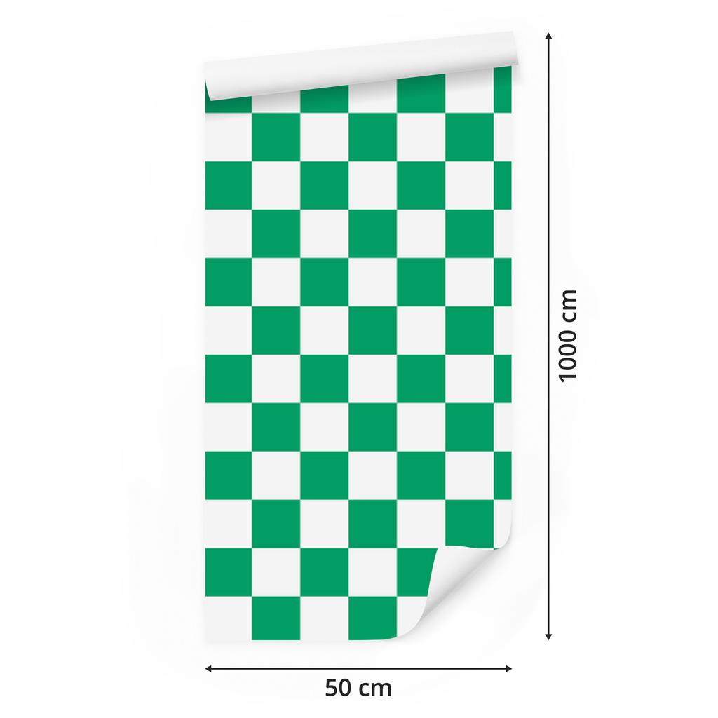 Checkerboard Wallpaper for Living Room and Bedroom 50x1000