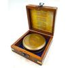 Antique Brown Finish Brass 3" Compass Maritime Stanley London 1885 Compass Gift Item. (Brown Antique Compass with Wood Box)