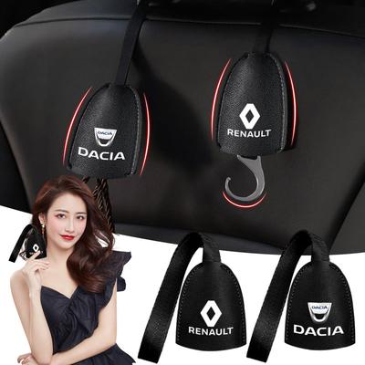 Organisateurs d'intérieur de voiture Crochets Crochet de siège arrière de voiture Cintre d'appui-tête Pour Dacia Laguna 2 3 Coupé Modus Kadjar Captur Megane 1 2 3 4 CC