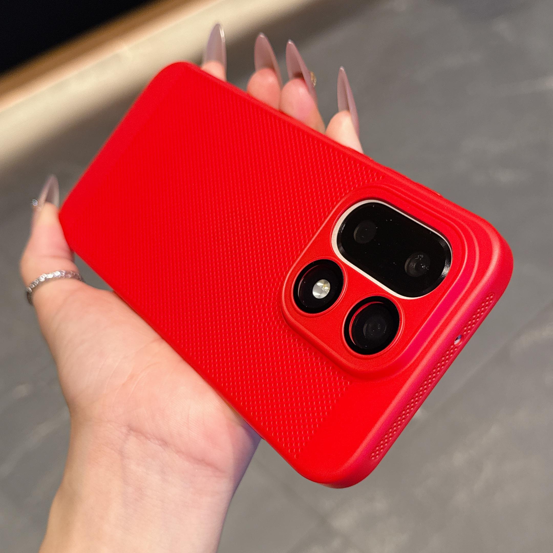 

Дихаючий Тонкий PC Чохол для Телефону з Розсіюванням Тепла Для Oneplus 15 13 12 T R ACE 5 3 Захист Лінзи Камери Скляною Сітчастою Кришкою для Охолодження OnePlus 13