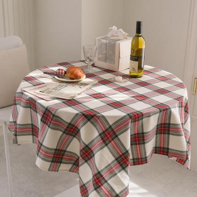 Holly Check Tischdecke Beistelltischdecke M (90cmx140cm)