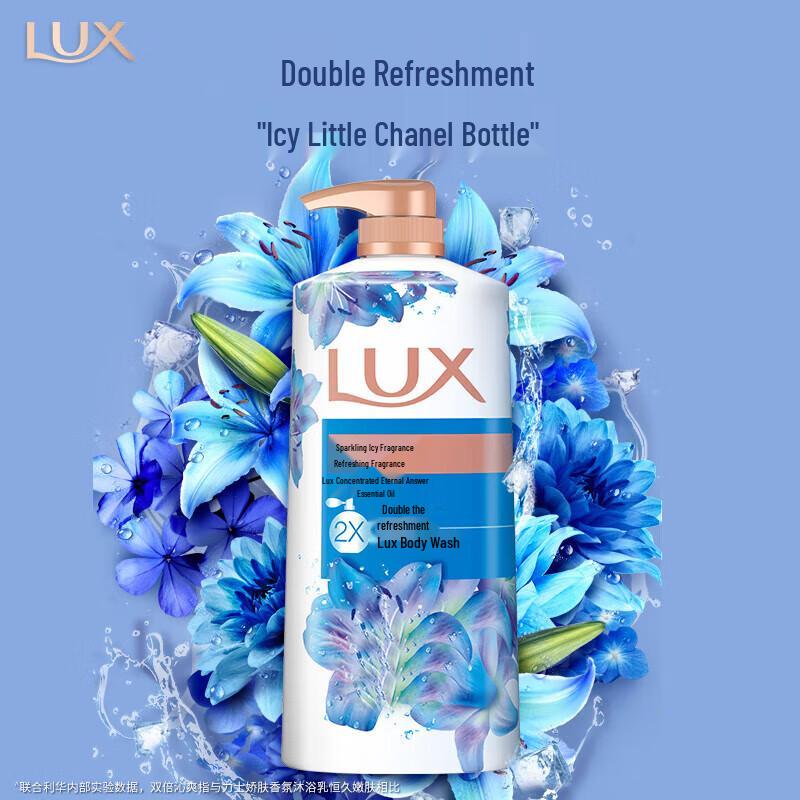 Lux Body Wash Bundle: Enchanting Orchid 1KG + Icy Cool 700G