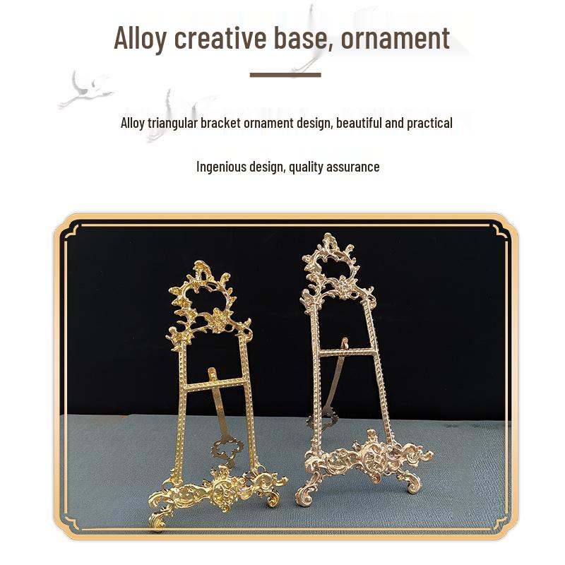 European Wedding Photo Frame Easel Holder and Decorative Rack