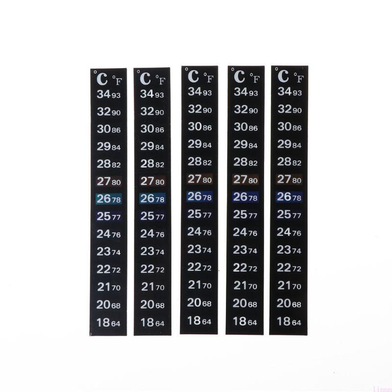 

Brewing Thermometer Strip Adhesive Aquarium Temperature Sticker for Fish for чёрный