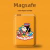 Crayon Shin-chan Magnetic Leather Card Holder for MAGSafe Apple Phone Case