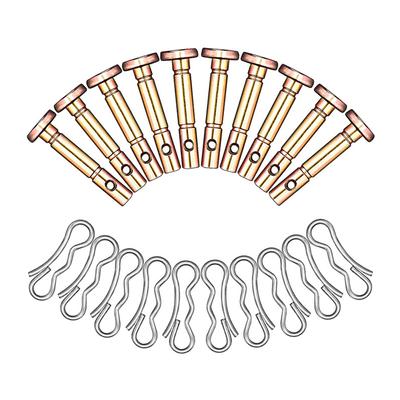 738-04124A and 714-04040 10 Pairs of Shear Pins and Cotters Pins Replacement