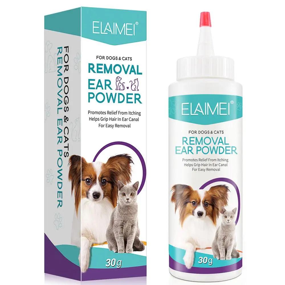 Dog Ear Powder Ear Cleaner For Dogs Hair Removal Infectioned Treatments Stop Ear Itching Pet Health Grooming Cleaning Suppl R5Z8