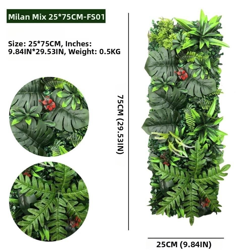 Ivy Artificial Plant Grass Wall Vibrant Greenery Artificial Plant Fencing Panel  Outdoor Style A