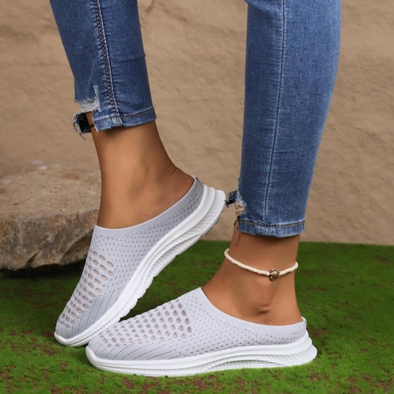 Casual Chunky Female Sneakers Women's Slippers Summer Trend Breathable Mesh Sports Shoes Light Soft Sole For Gym Running Shoes