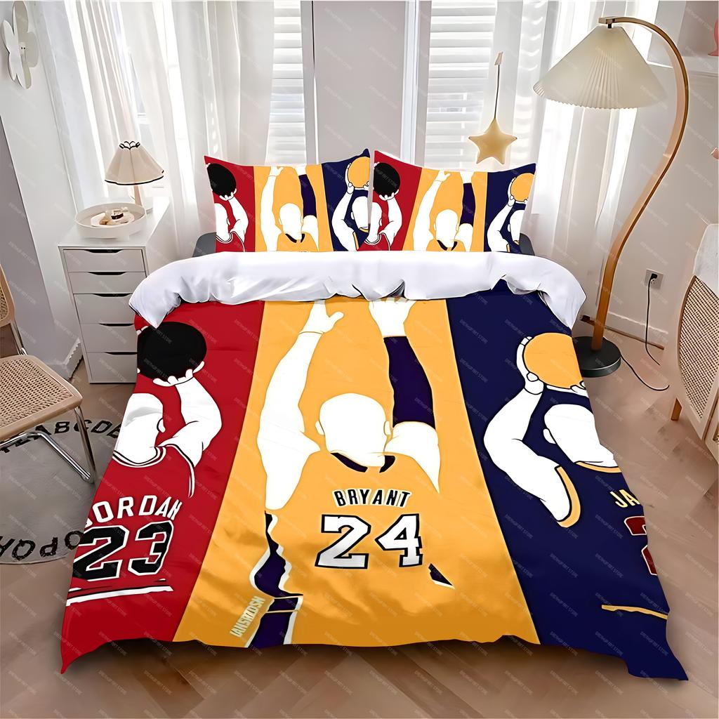 Bettbezug Kissenbezug Bettwäscheset Heiß M-MichaelS J-ordanS Erwachsener Junge Mädchen Schlafzimmer Dekoration Kinder Einzel Doppel Große Größe